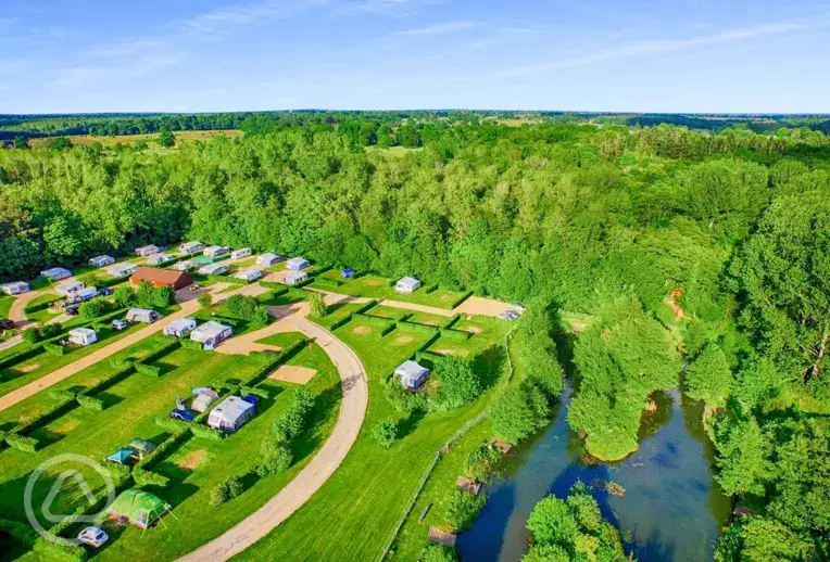 Aerial of the site