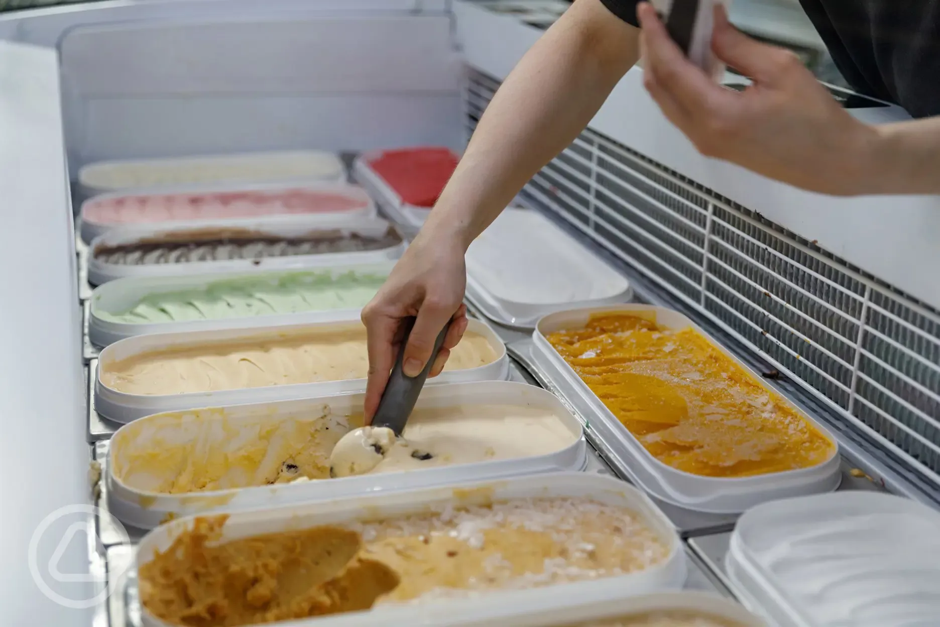 Danns Luxury Norfolk ice cream from the Basecamp cafe