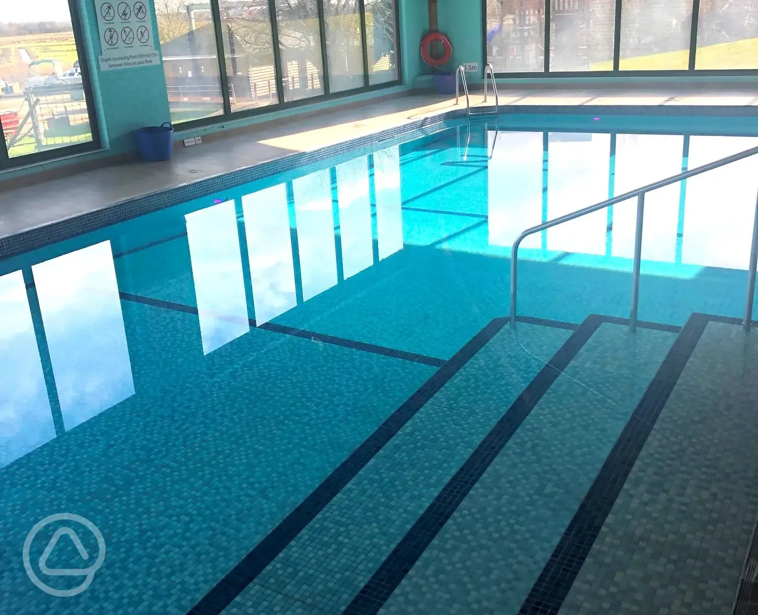 Indoor heated swimming pool