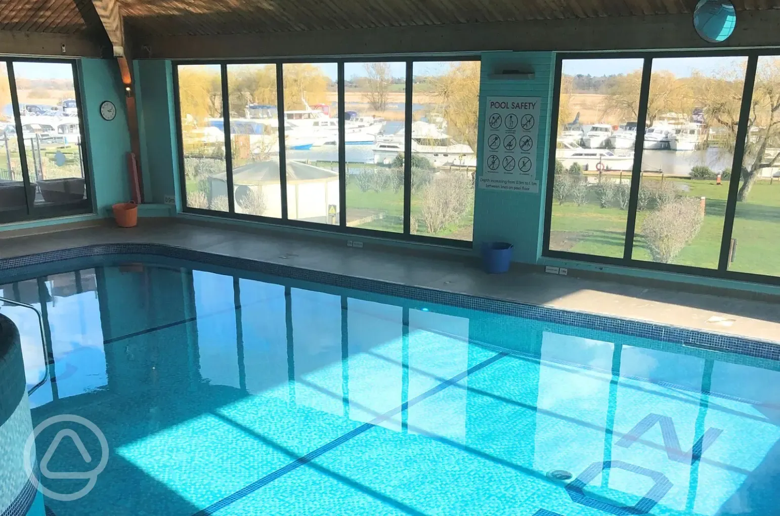 Indoor heated swimming pool (pre-book 45 minute time slots)