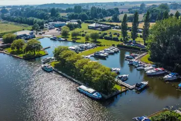Aerial of Waveney River Centre and the Waveney Marina