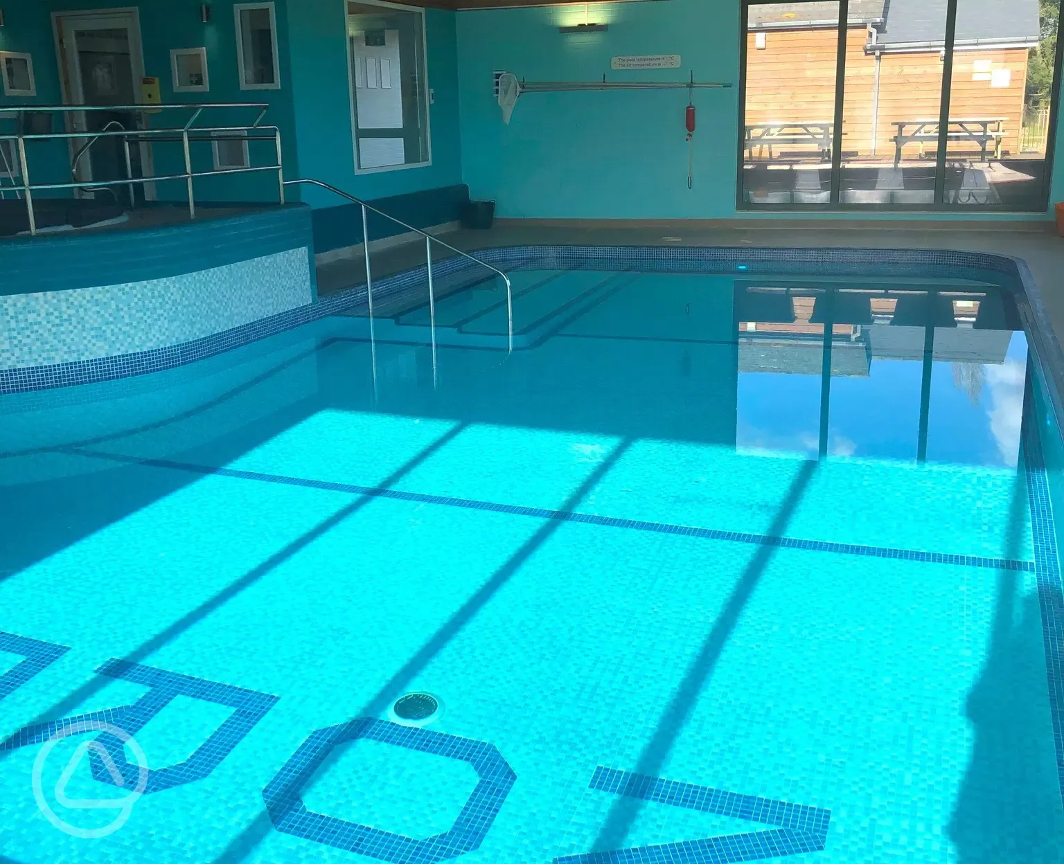 Heated indoor swimming pool