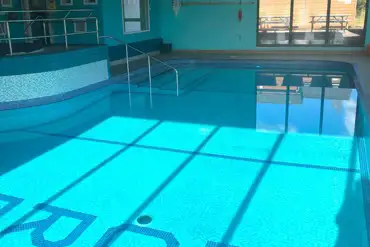 Heated indoor swimming pool