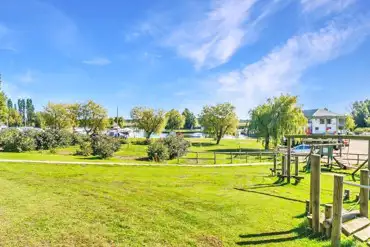 Electric heron touring pitches by the children's play area