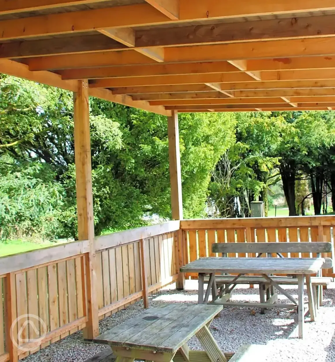 Outdoor seating area