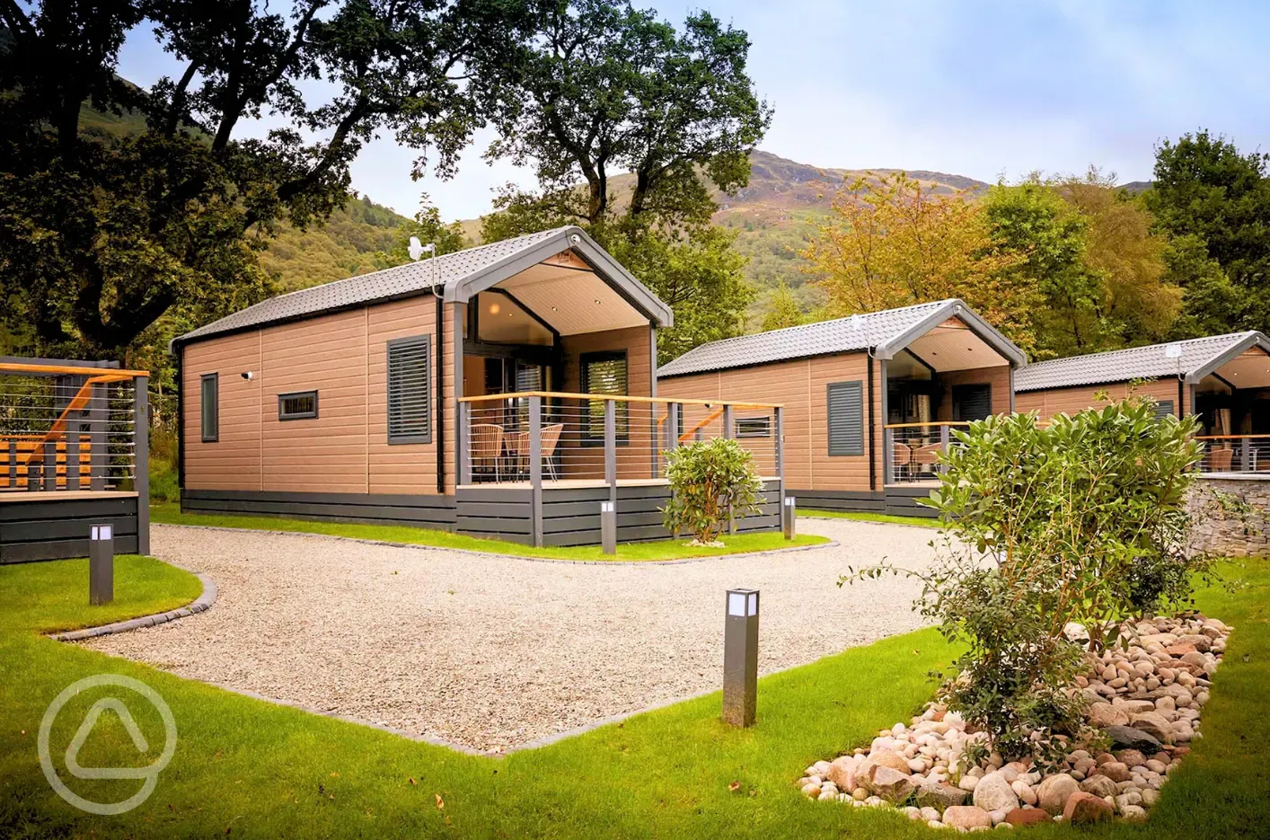 Forest glamping pods
