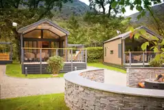 Forest glamping pods