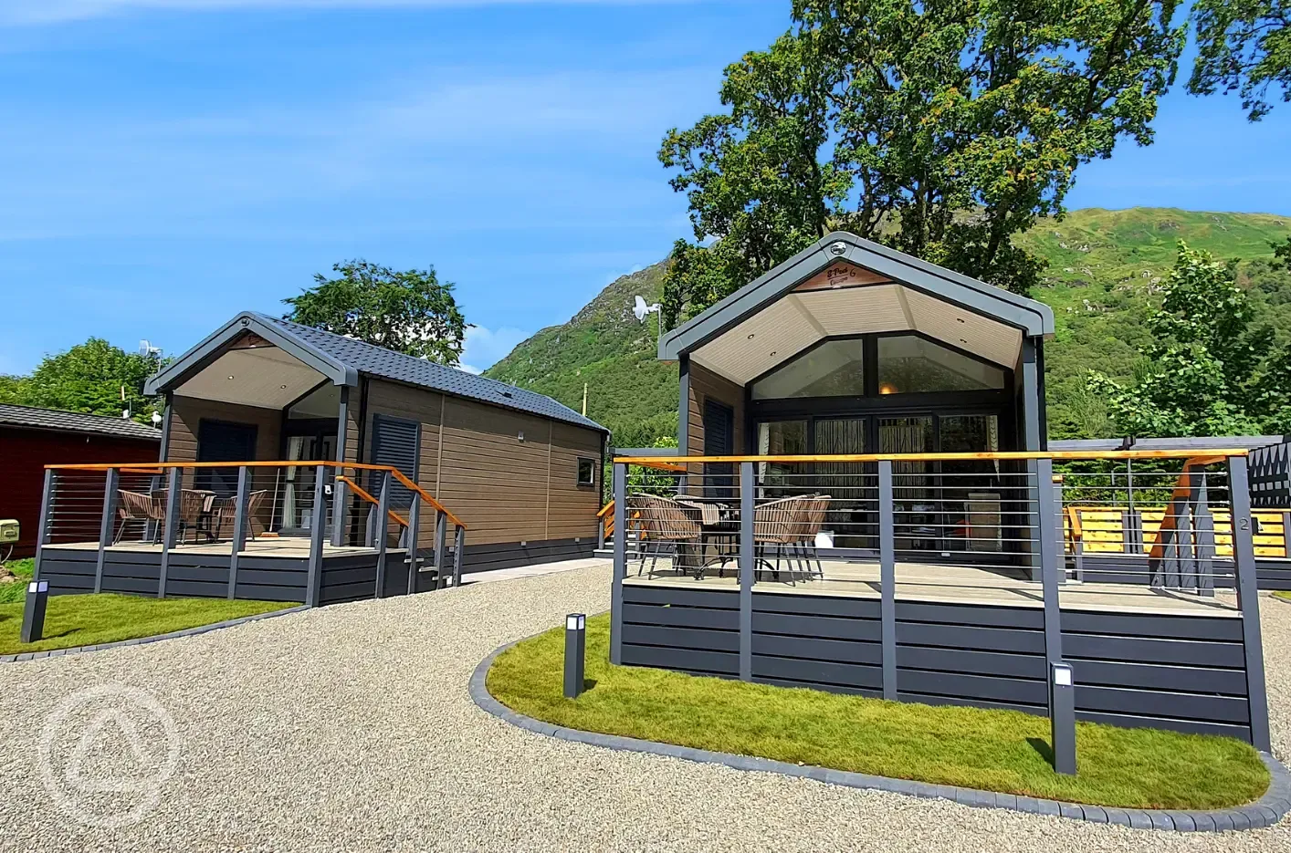 Forest glamping pods