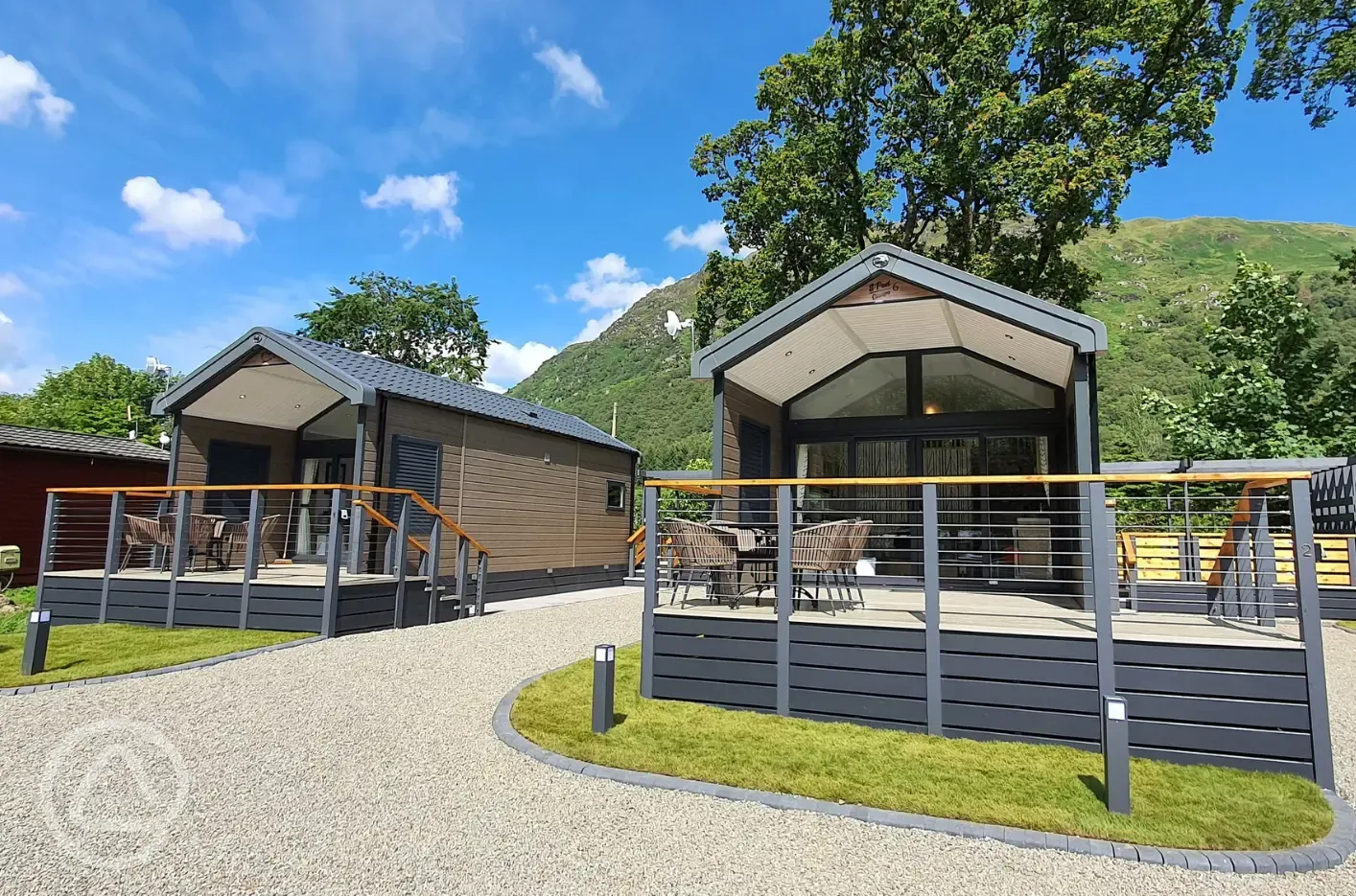Forest glamping pods