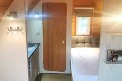 Glamping pod interior