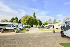 Electric hardstanding pitches with 16 amp hook ups