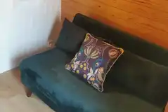 Glamping pod interior