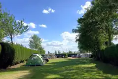 Electric grass pitches for tents and tourers (6m x 8m)