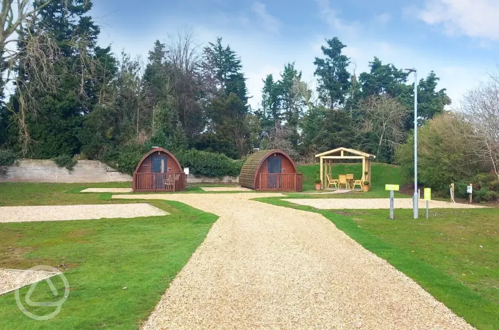 Glamping pods