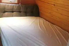 Glamping pod double bed