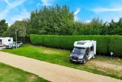 Electric grass pitches for tents and tourers (6m x 8m)