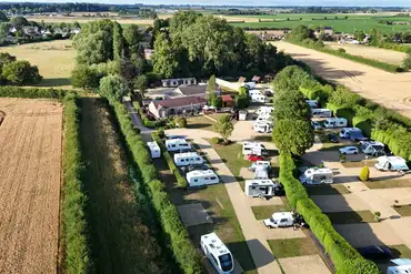 Aerial of Delph Bank Touring and Glamping Park