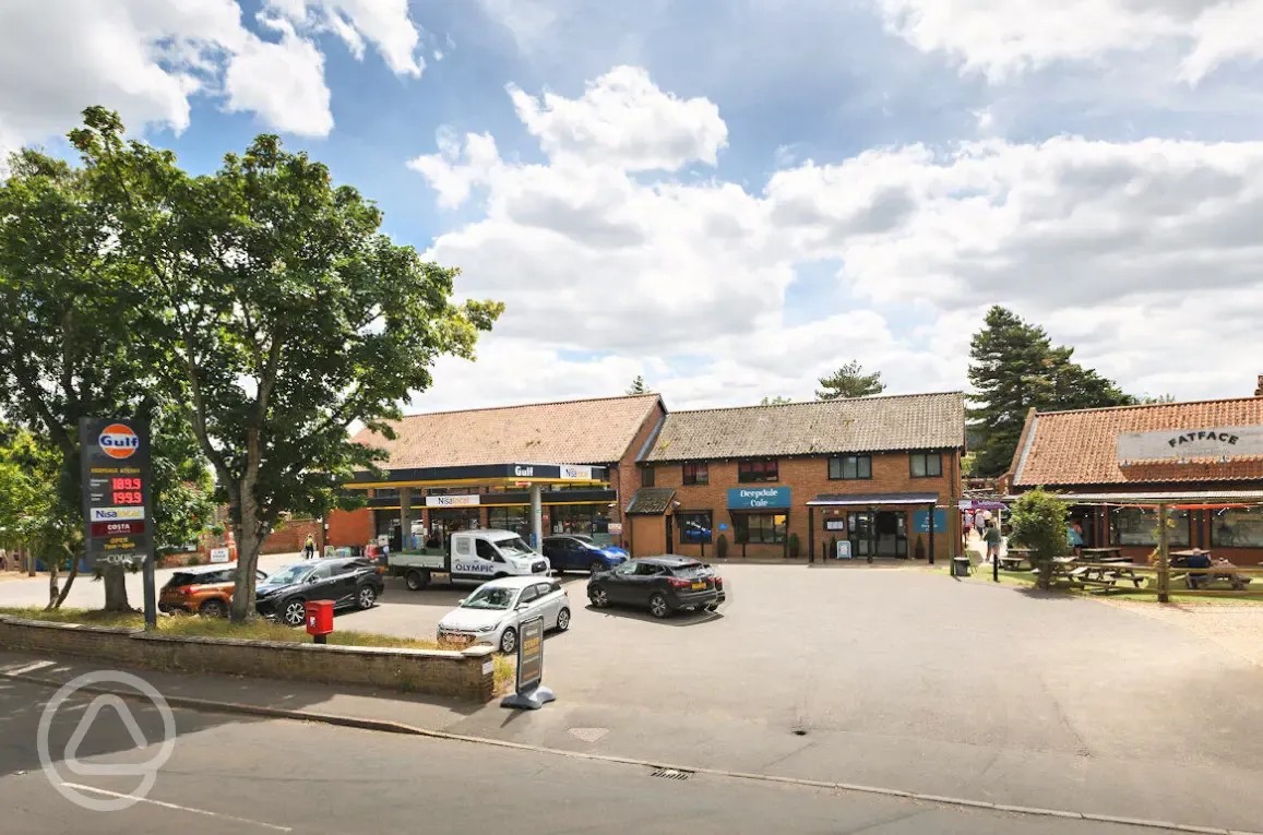 Onsite supermarket and petrol station