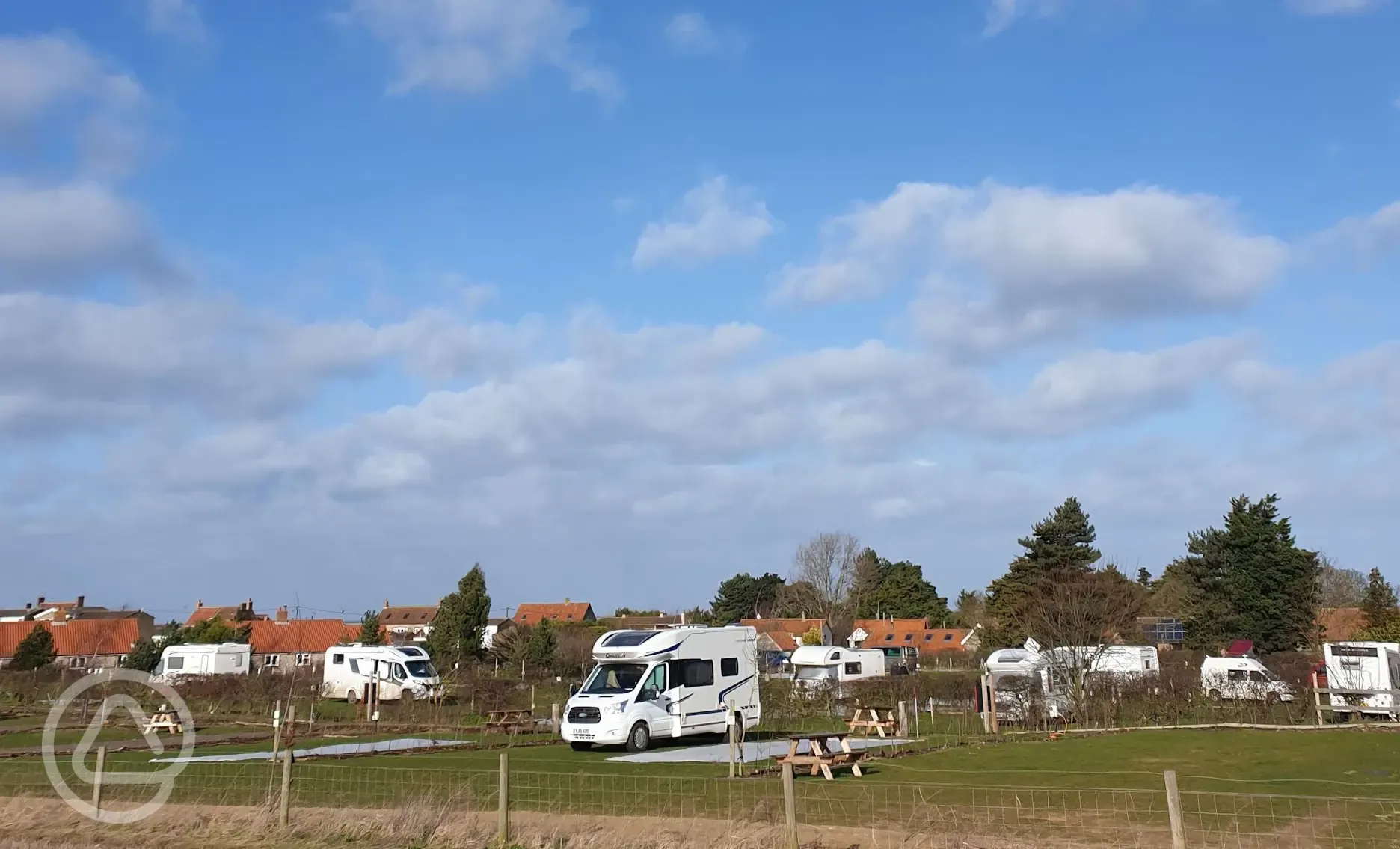 Fully serviced pitches