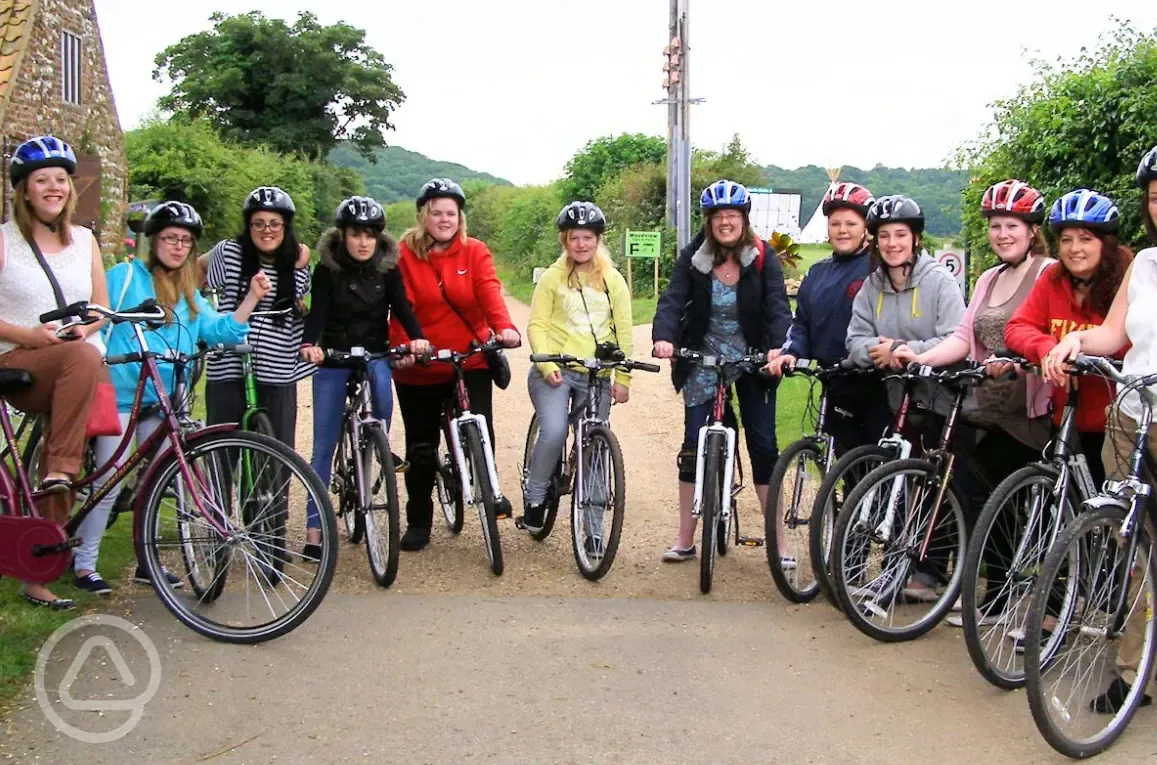 Onsite bike hire