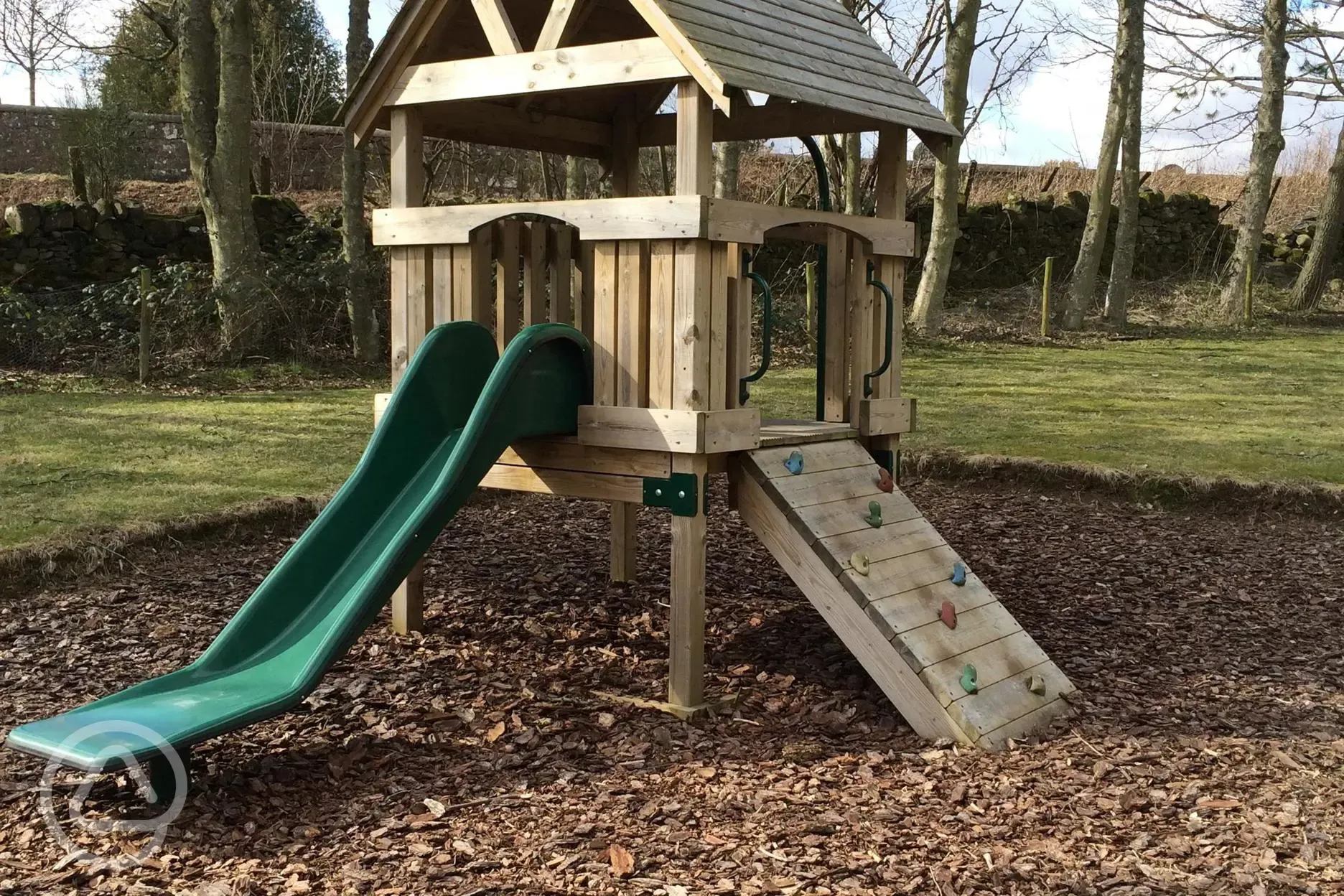 Climbing frame at playpark