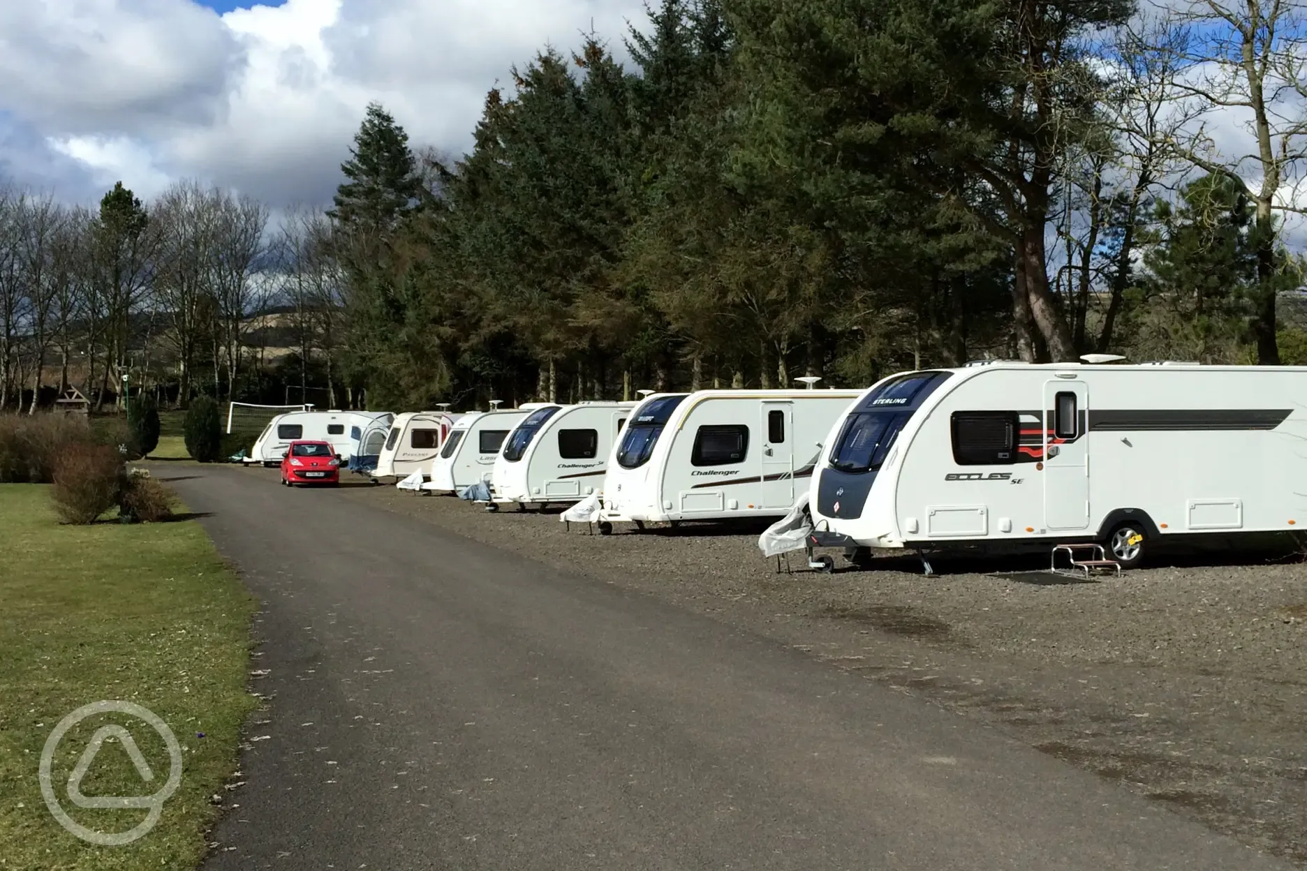 The caravan park