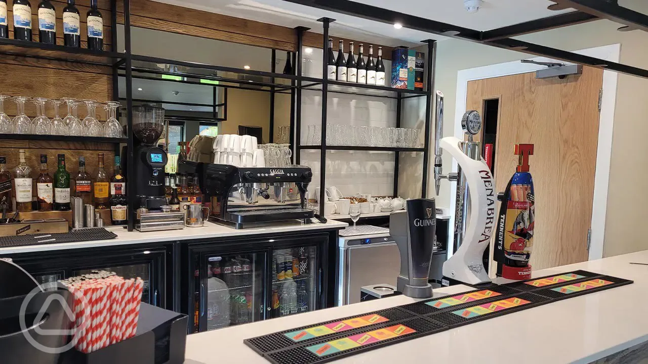 The reception/bar interior 