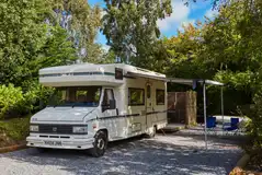 Fully serviced hardstanding pitches with hot tubs (7m x 7m)