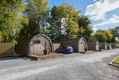 Superior ensuite glamping pods with wood fired hot tubs