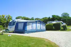 Super fully serviced hardstanding pitches with private picnic benches