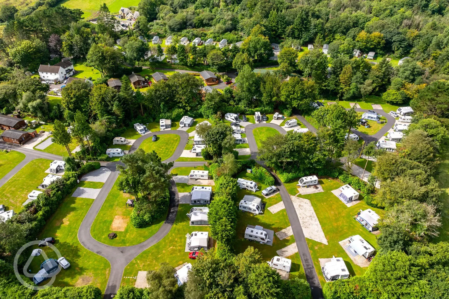 Campsite aerial 