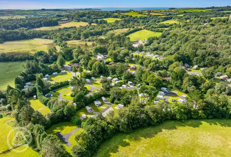 Campsite aerial 