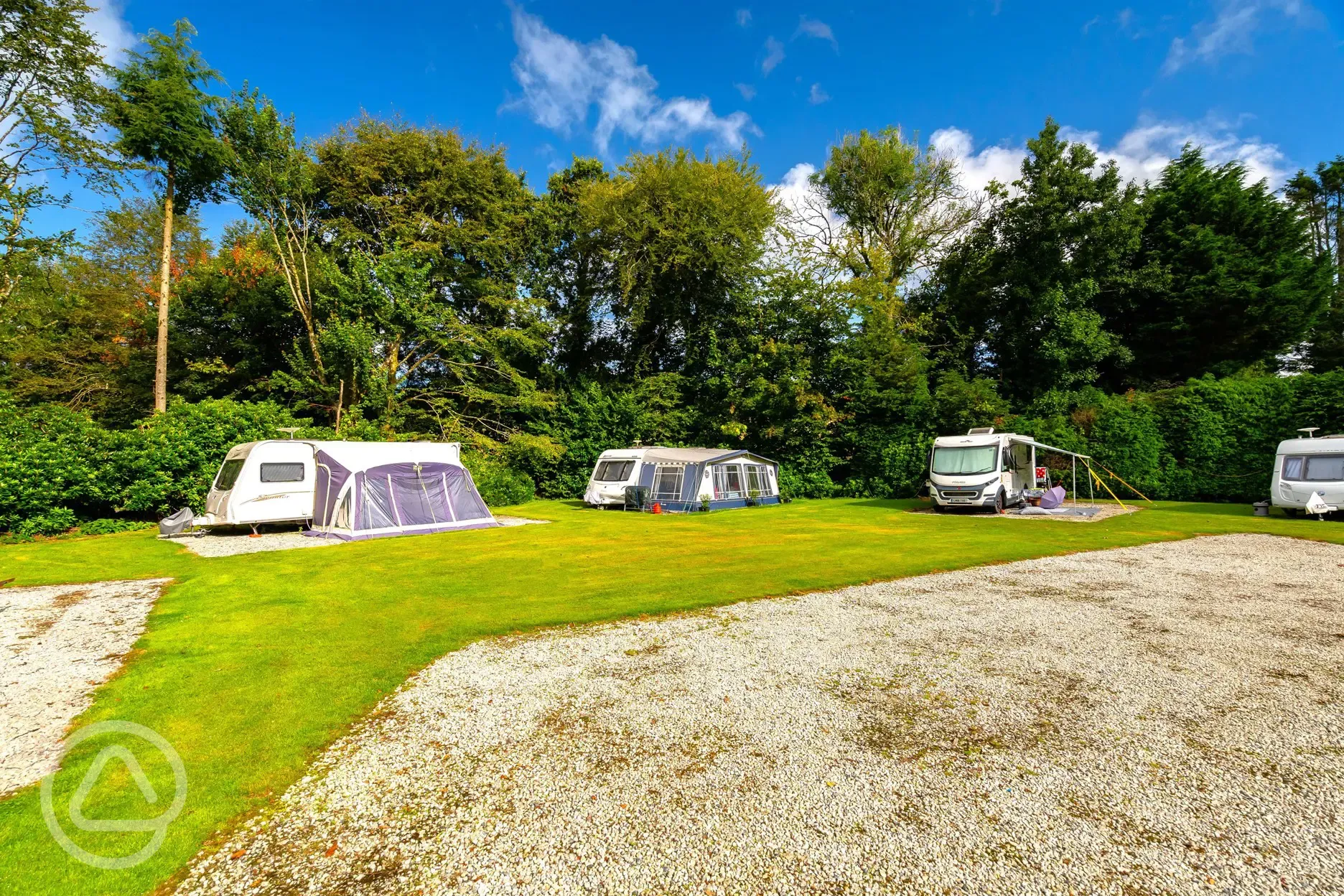 Electric grass and gravel pitches