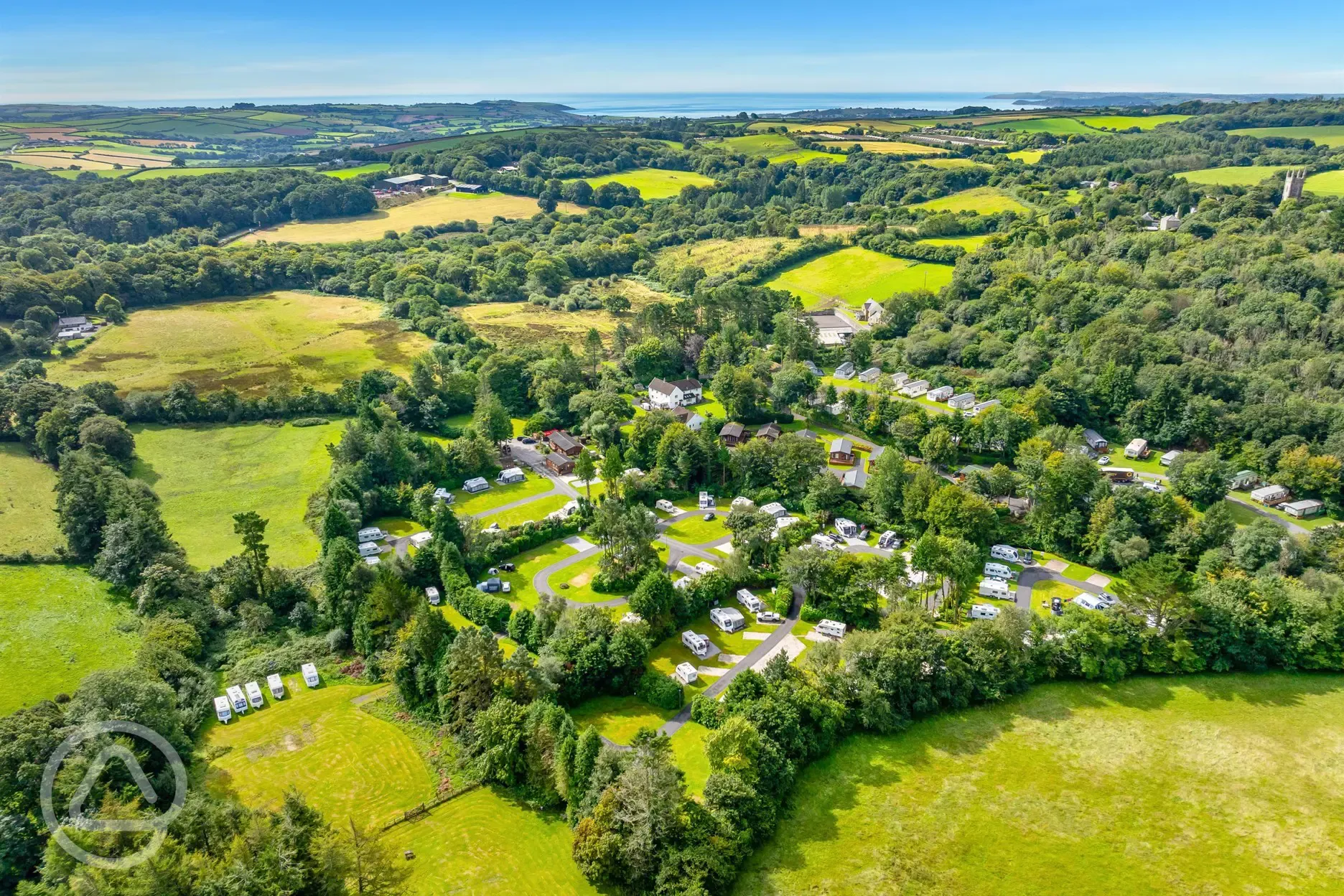 Campsite aerial 