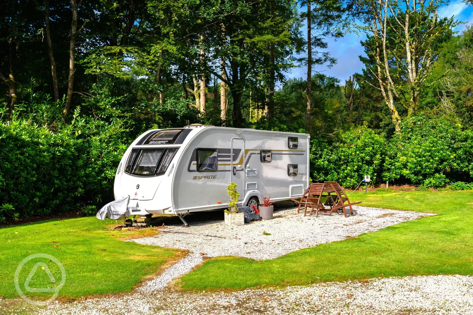 Electric grass and gravel pitches