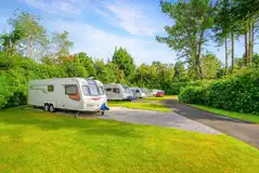 Overview of the electric hardstanding pitches