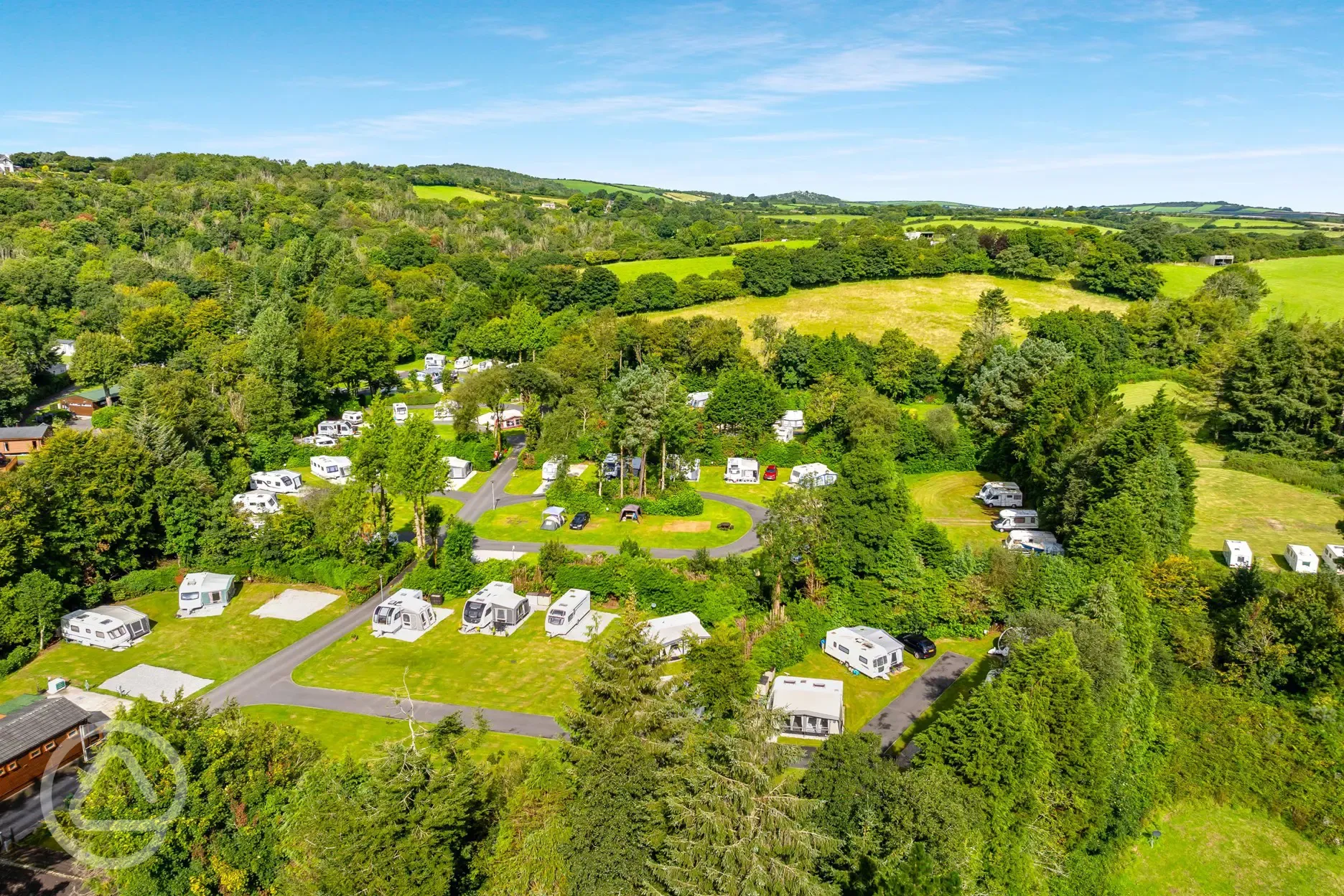 Campsite aerial 