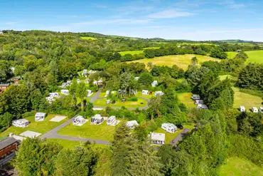 Aerial of Eden Valley Holiday Park