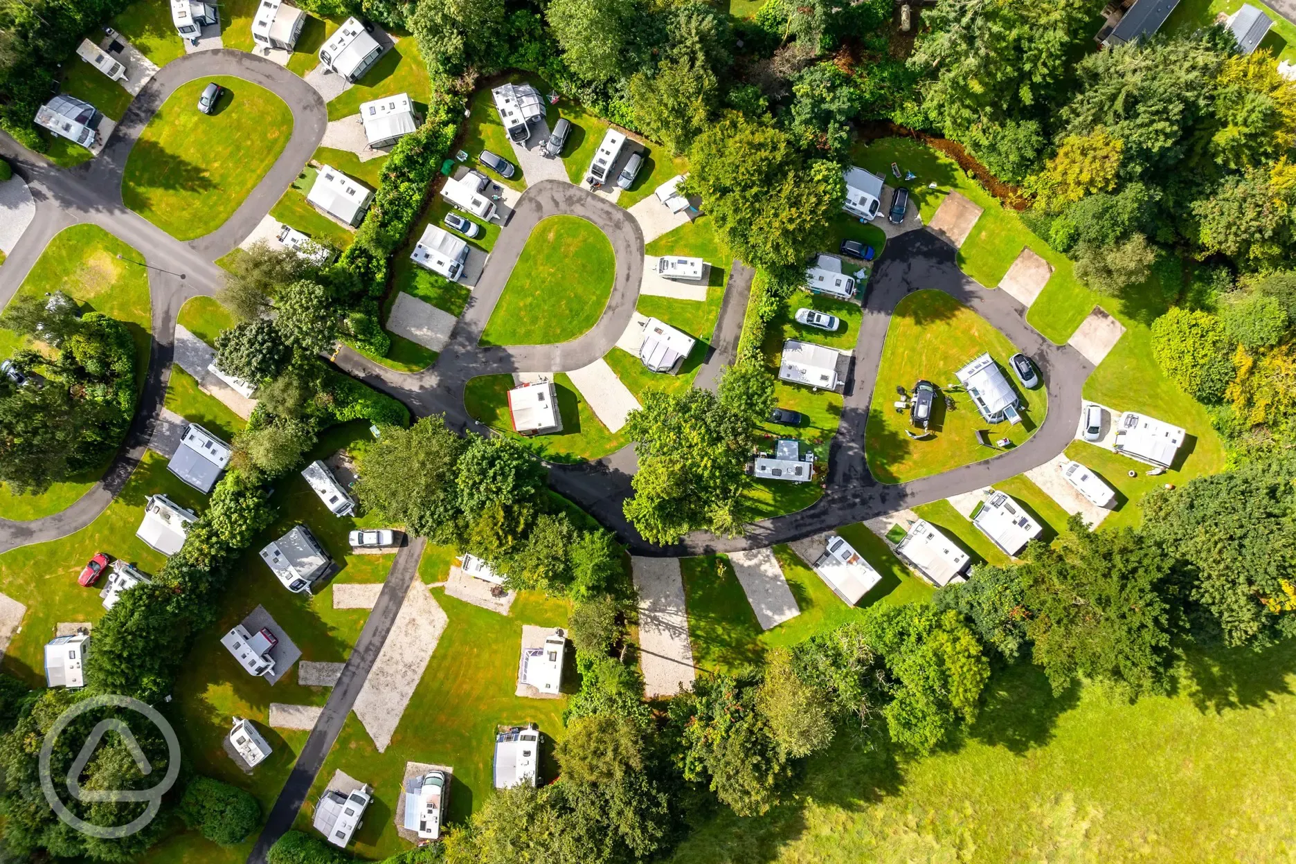 Campsite aerial 