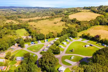 Aerial of the campsite