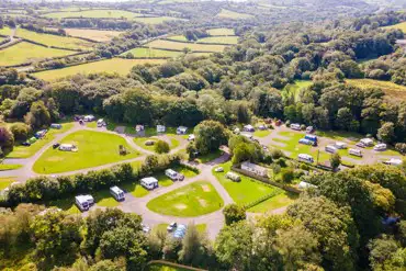 Aerial of the campsite