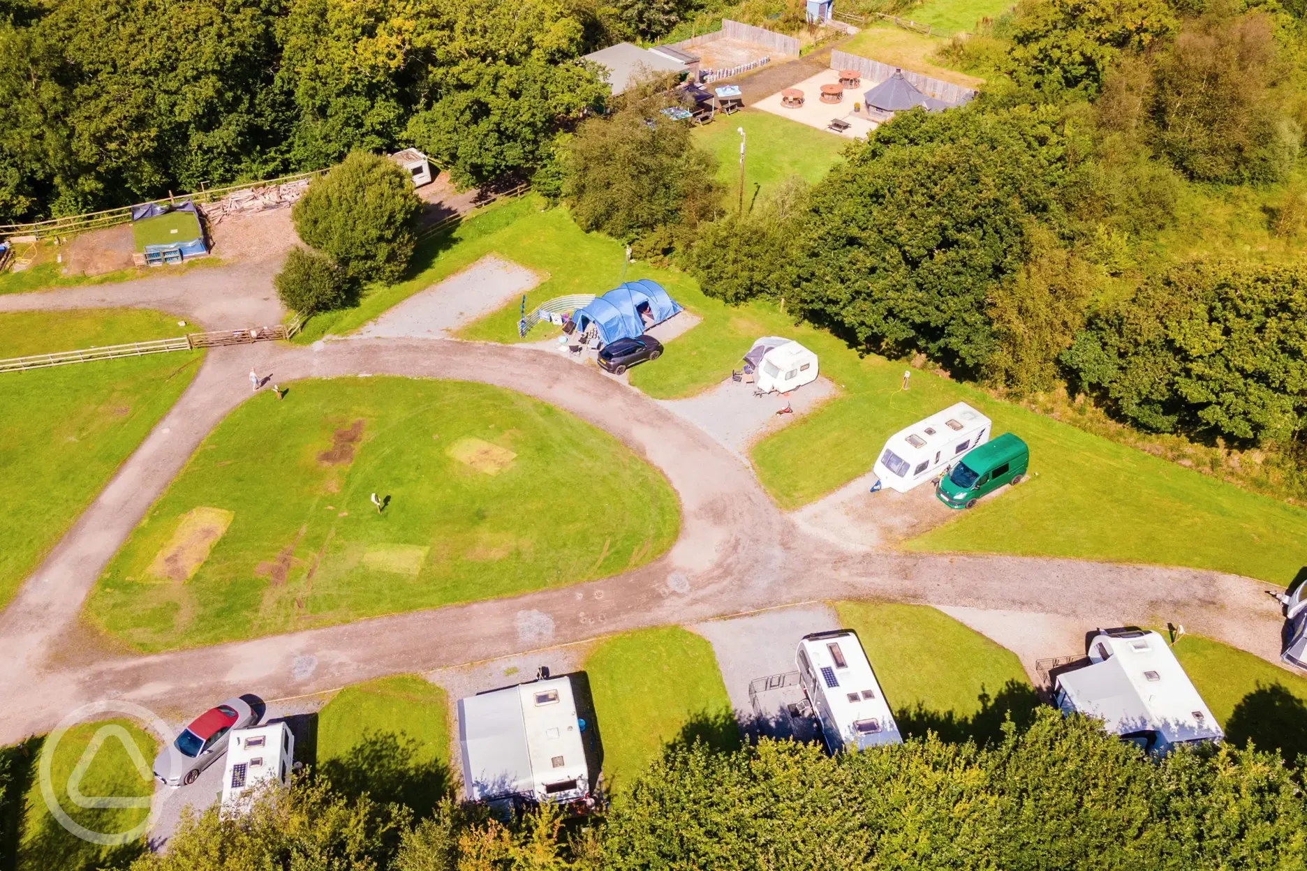 Aerial of the quiet area