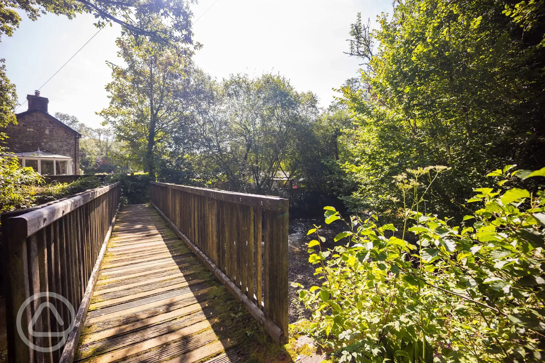 Bridge running over the river