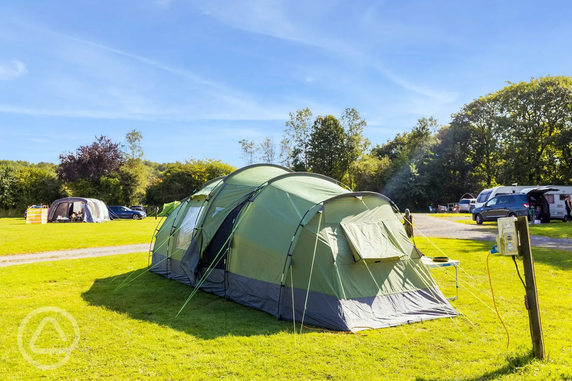 Electric grass pitches (family area)