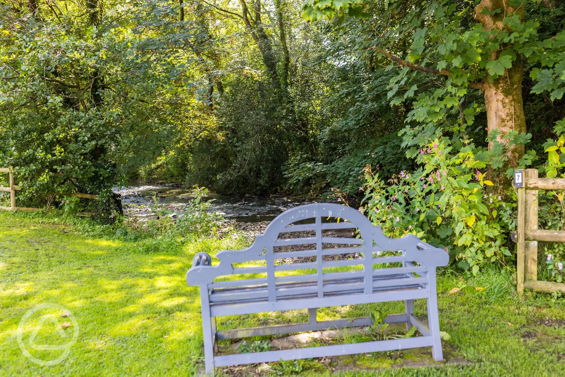 Bench overlooking the river