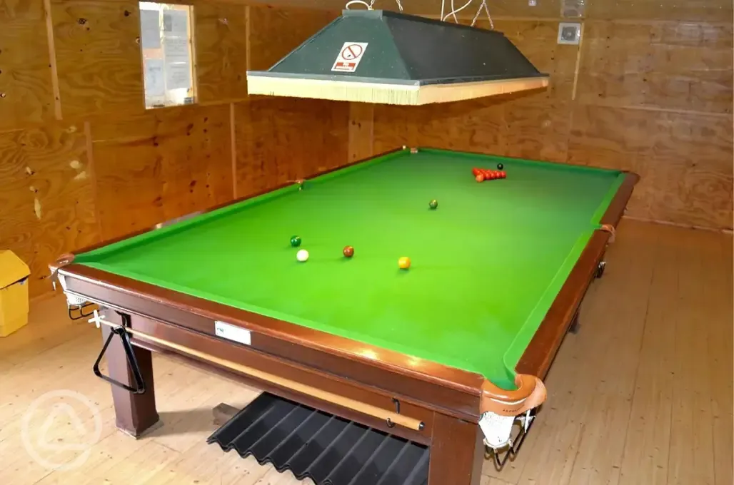 Snooker room