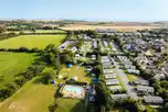 Aerial of Tudor Glen Caravan Park towards the Pembrokeshire coast