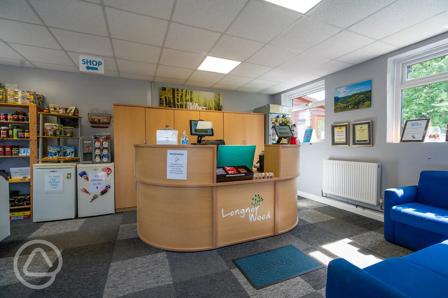 Reception at Longnor Wood Reception at Longnor Wood