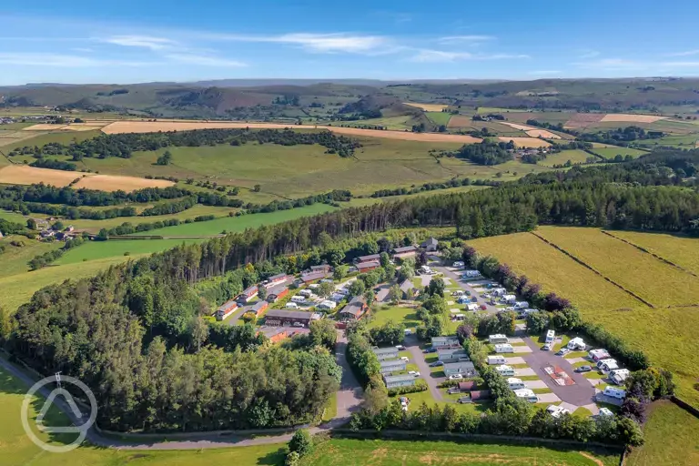 Campsite aerial