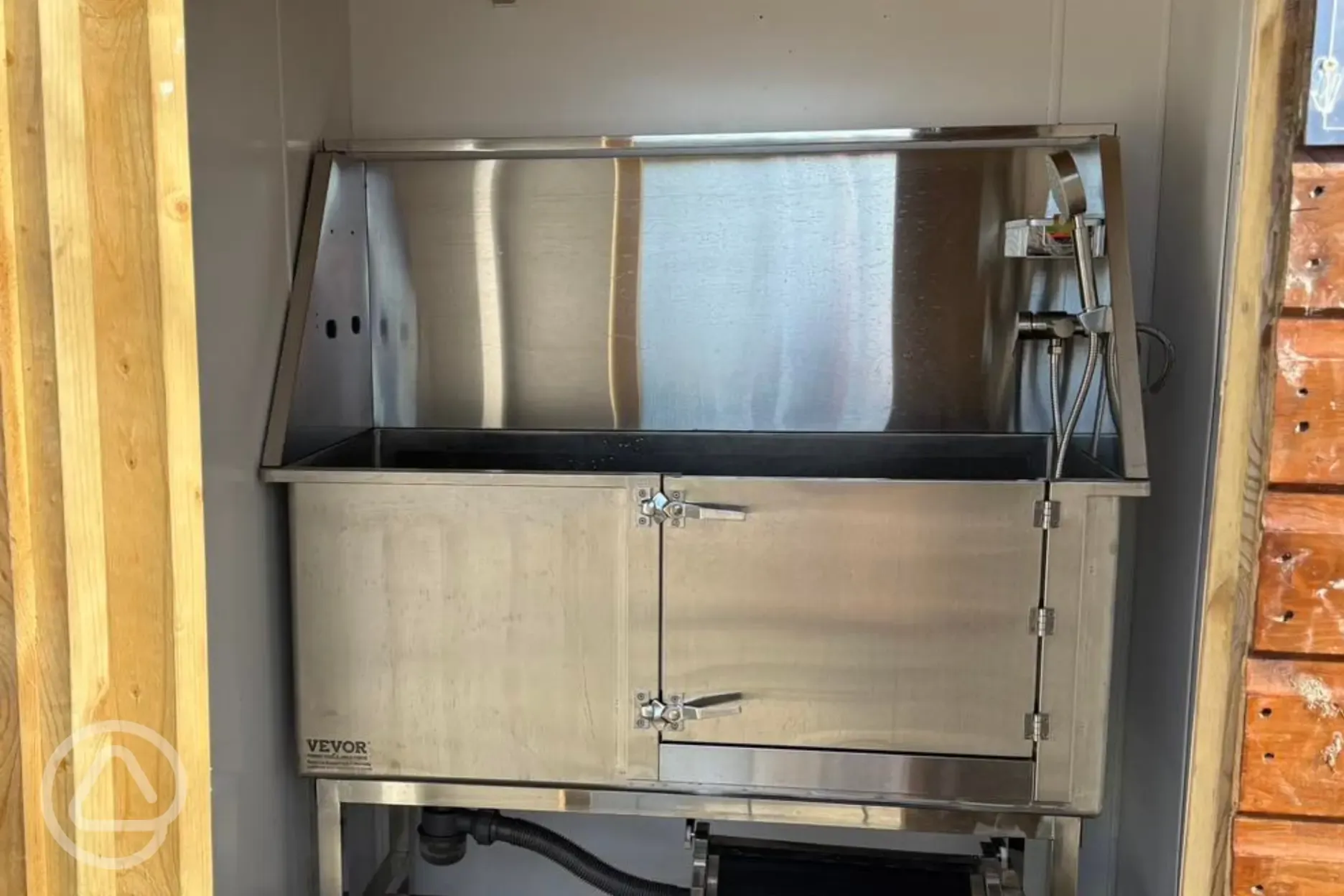 Dog wash area Dog wash area